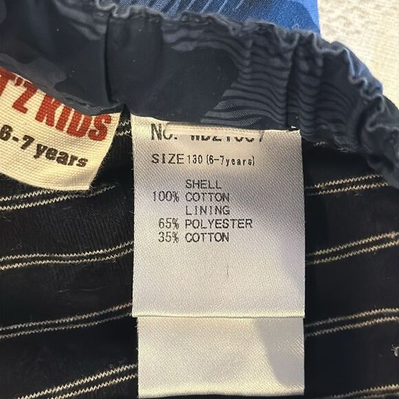 Bit’z Kids Boys Blue Camouflage Cargo Pants - Size 6/7 - Picture 7 of 8